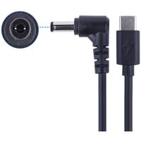 DigitalFoto Coiled 50-150 cm USB-C to DC Barrel Power Cable DF-ZZ11