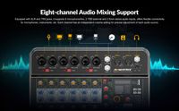AVMATRIX SHARK S4M All-in-one 4 Channel SDI/HDMI Audio Video Switcher with Advanced Audio Mixer