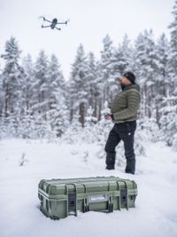 Gutek Tortoise T-300 Carry-On Protector Case (OD Green)