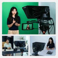 FeelWorld TP16 Universal 16 inch Folding Teleprompter with Remote Control