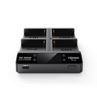 Accsoon TOPRIG 100W 4-Bay L-Series/NP-F Fast Charger BC-01 (BC01)