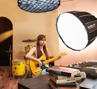 Nanlite FS-300C AC-Powered RGBW Color LED Monolight 34200 Lux