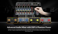 AVMATRIX SHARK S4M All-in-one 4 Channel SDI/HDMI Audio Video Switcher with Advanced Audio Mixer