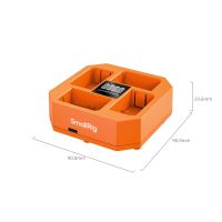 SmallRig NP-FZ100 4-Channel Camera Battery Charger 4839