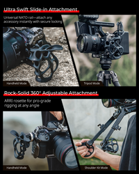 SmallRig "ImageGrip" Series Liquid Handle with ARRI Rosette (Left Side) 5240