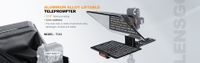 Lensgo TC12 Aluminum Alloy Liftable Teleprompter for DSLR Camera and Tablet up to 12.9″