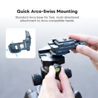 DigitalFoto VH-1AS Foldable Vertical L-Bracket and Baseplate with Arca Swiss Bottom Plate