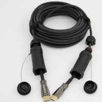 HDMI 2.0 Steel Armoured AOC Cable 4K60Hz 18Gbps HDCP 2.2@ARC 20m