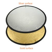 Blenda 2 in 1 rotunda 80cm Golden / Silver 