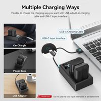 SmallRig NP-W235 Camera Battery 2040mAh and Charger Kit 3822