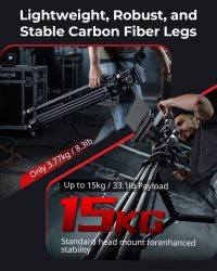 SmallRig Carbon Fiber Heavy-Duty Tripod Kit AD-80S 5111