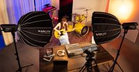 Nanlite FS-300C AC-Powered RGBW Color LED Monolight 34200 Lux