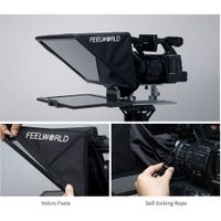 FeelWorld TP16 Universal 16 inch Folding Teleprompter with Remote Control