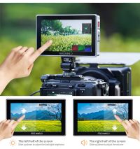 FeelWorld H5 5.5-inch 12G SDI HDMI 2.0 Camera Field Monitor High Brightness 1200nit Touchscreen