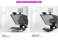 FeelWorld TP13A Wide Angle Teleprompter for Smartphones and Tablets