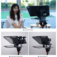 FeelWorld TP16 Universal 16 inch Folding Teleprompter with Remote Control