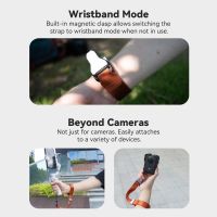 DigitalFoto 3-in-1 Convertible Magnetic Buckle Wrist & Shoulder Strap System (Green)
