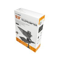 Lensgo TC12 Aluminum Alloy Liftable Teleprompter for DSLR Camera and Tablet up to 12.9″