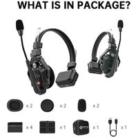 Hollyland Solidcom C1-2S (2x Headset) Full-Duplex Wireless DECT Intercom System