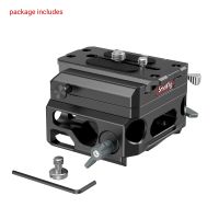 SmallRig Lightweight Magnesium Alloy Baseplate with Dual 15mm LWS Rod Clamp 3067