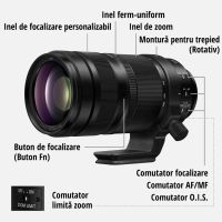 Panasonic Lumix S 100-500mm f/5-7.1 O.I.S. Lens (L-Mount)