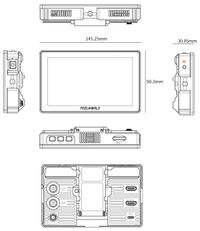 FeelWorld H5 5.5-inch 12G SDI HDMI 2.0 Camera Field Monitor High Brightness 1200nit Touchscreen