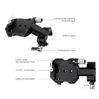 DigitalFoto DF-8169S Vertical Shooting Clamp for DJI RS3 RS3 RS4 RS5  Gimbal with Fine Adjusting Plate