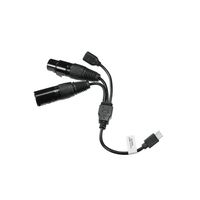 Nanlite CB-DMX-USBC-1/3 III USB Type-C to DMX Cable for PavoTube II 6XR, PavoTube T8-7X, PavoBulb 10C and Evoke 5C