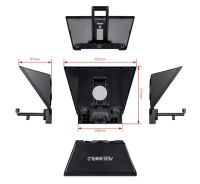 FeelWorld TP2A Portable Teleprompter for Smartphone/Tablet/DSLR (8")