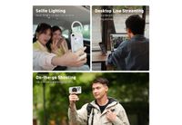 Nanlite Lumo Bi-Color Phone LED Ring Light (Polar Black)