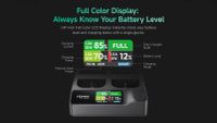 Accsoon TOPRIG 4-Bay LP-E6 60W Fast Charger BC03
