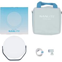 Nanlite miro 60c RGB Round LED Light Panel (Midnight Blue)
