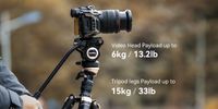 SmallRig 4475 Video Tripod 192 cm Traveller Kit CT210