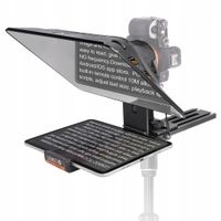 Lensgo TC12 Aluminum Alloy Liftable Teleprompter for DSLR Camera and Tablet up to 12.9″