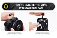 Nitecore CW30 Portable Cord-Free Photography Fan