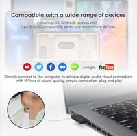 RGBlink AI mini Wireless Microphone System (2 TX + 1 RX) with USB-C Connector and Charging Case