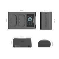SmallRig Camera Battery and Charger Kit for Canon LP-E6P 5409