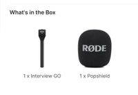 RODE Interview GO Handheld Mic Adapter for the Wireless GO