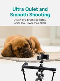 Accsoon TopRig S60 Portable Motorized Camera Slider with Parallax Track