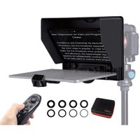 FeelWorld TP10 Portable Folding Teleprompter for Smartphone/Tablet/DSLR (10")