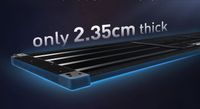 Nanlite PavoSlim 240CL 4x1 RGBWW LED Panel Light with CRMX and Quick-Open Softbox 21030 Lux