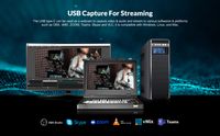 AVMATRIX Shark S8X PLUS 17.3” 8-Channel SDI/HDMI Portable Video Switcher