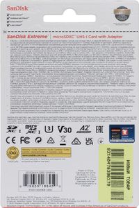 SanDisk Extreme microSDXC 128GB UHS-I Class 10 190MB/s Memory Card with SD Adapter SDSQXAA-128G-GN6MA + 2 Ani RescuePRO Deluxe