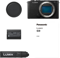 Panasonic Lumix S9 Vlogging Full Frame Mirrorless Camera Jet Black 24MP 6K Body