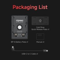 Accsoon BC08 TOPRIG BP-A Battery Plate