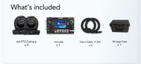RGBlink Bundle Kit 2 x VUE 20X 4K AI Dynamic Tracking Camera + mini-ISO Switcher & Controller