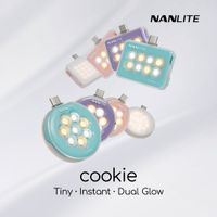 Nanlite cookie-s LED Mini Light (Cyan Blue)