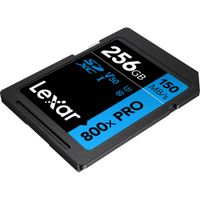 Lexar SDXC 800x Pro UHS-I V30 256GB High-Performance Memory Card BLUE Series