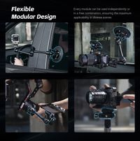 SmallRig All-in-One 4-Arm Suction Cup Camera Mount Kit for Vehicle Shooting SC-15K 3565B