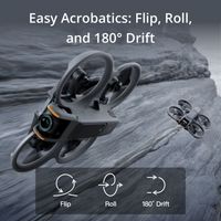 DJI Avata 2 Fly More Combo - Three Batteries + Googles 3 with Real View PiP